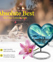 Heart-shaped Northern lights urn