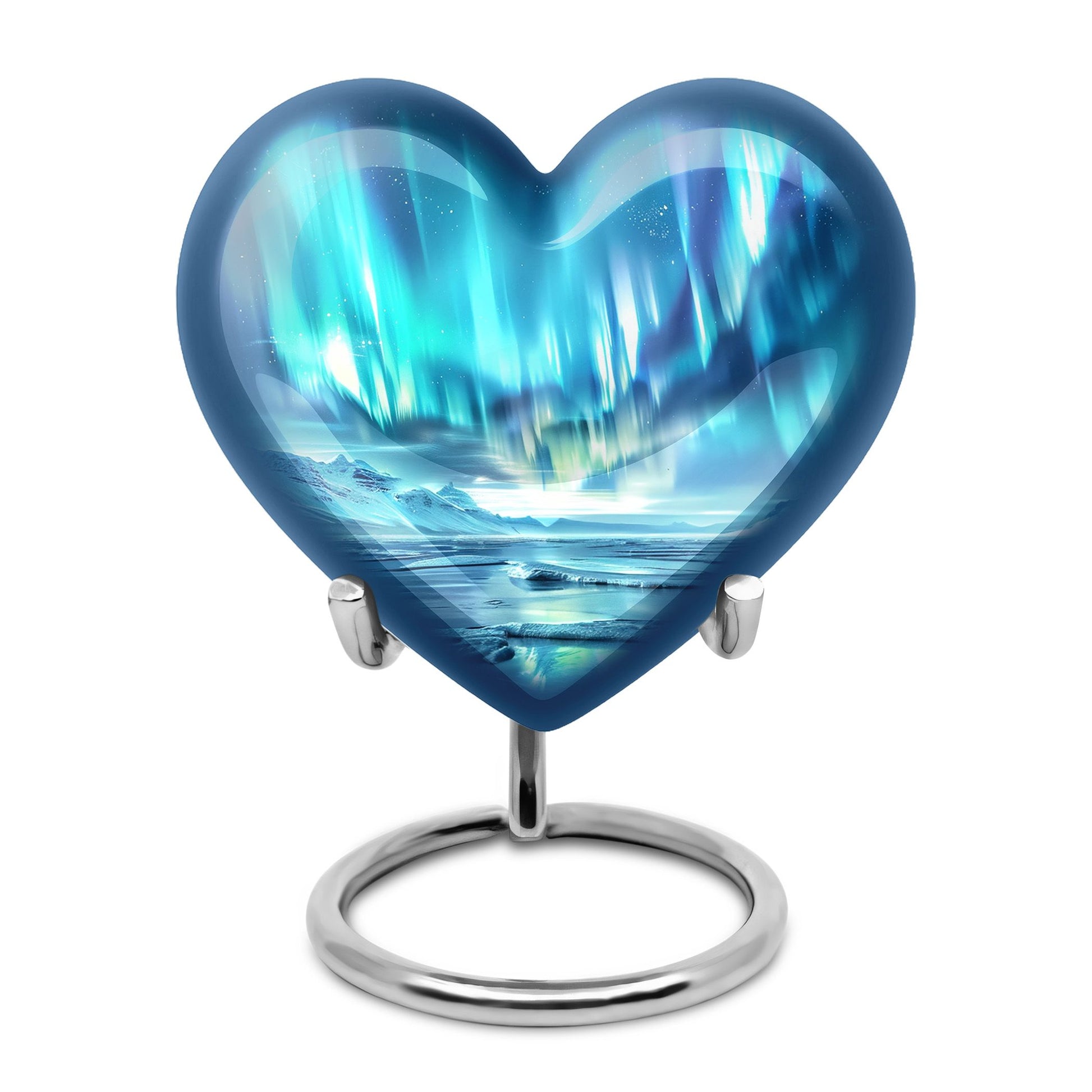 Northern Lights Memorial Urn For Ashes Large Funeral, Ashes Urn