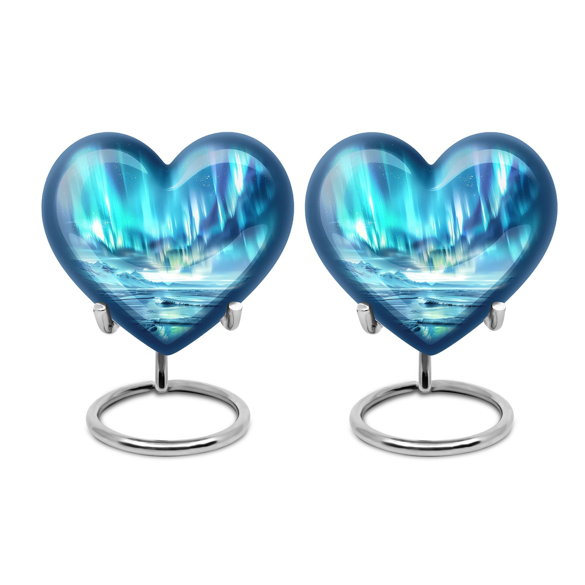 Northern Lights Memorial Urn For Ashes Large Funeral, Ashes Urn