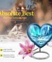 heart-shaped northern lights Urn