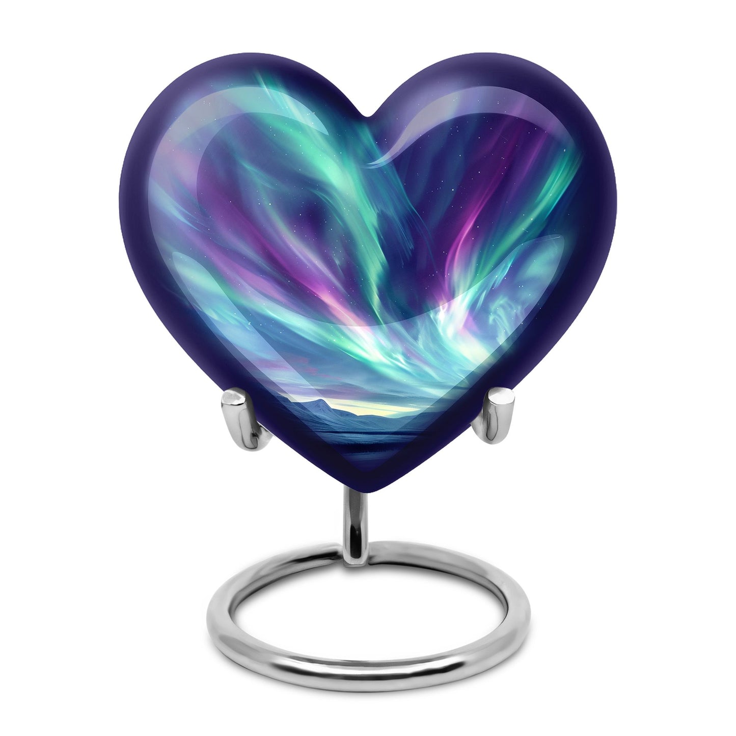 Personalized Galaxy Cremation Urn for Human Ashes - 10-inch, 200 cu in - Yatskia