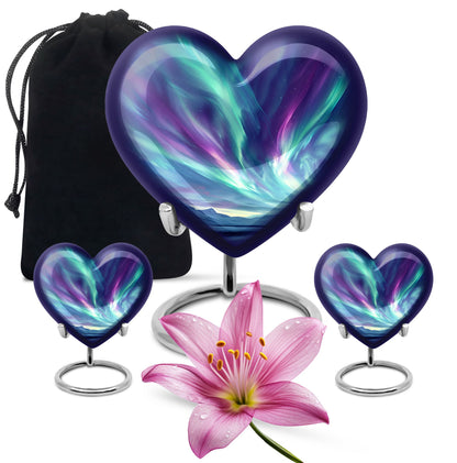 Personalized Galaxy Cremation Urn for Human Ashes - 10-inch, 200 cu in - Yatskia