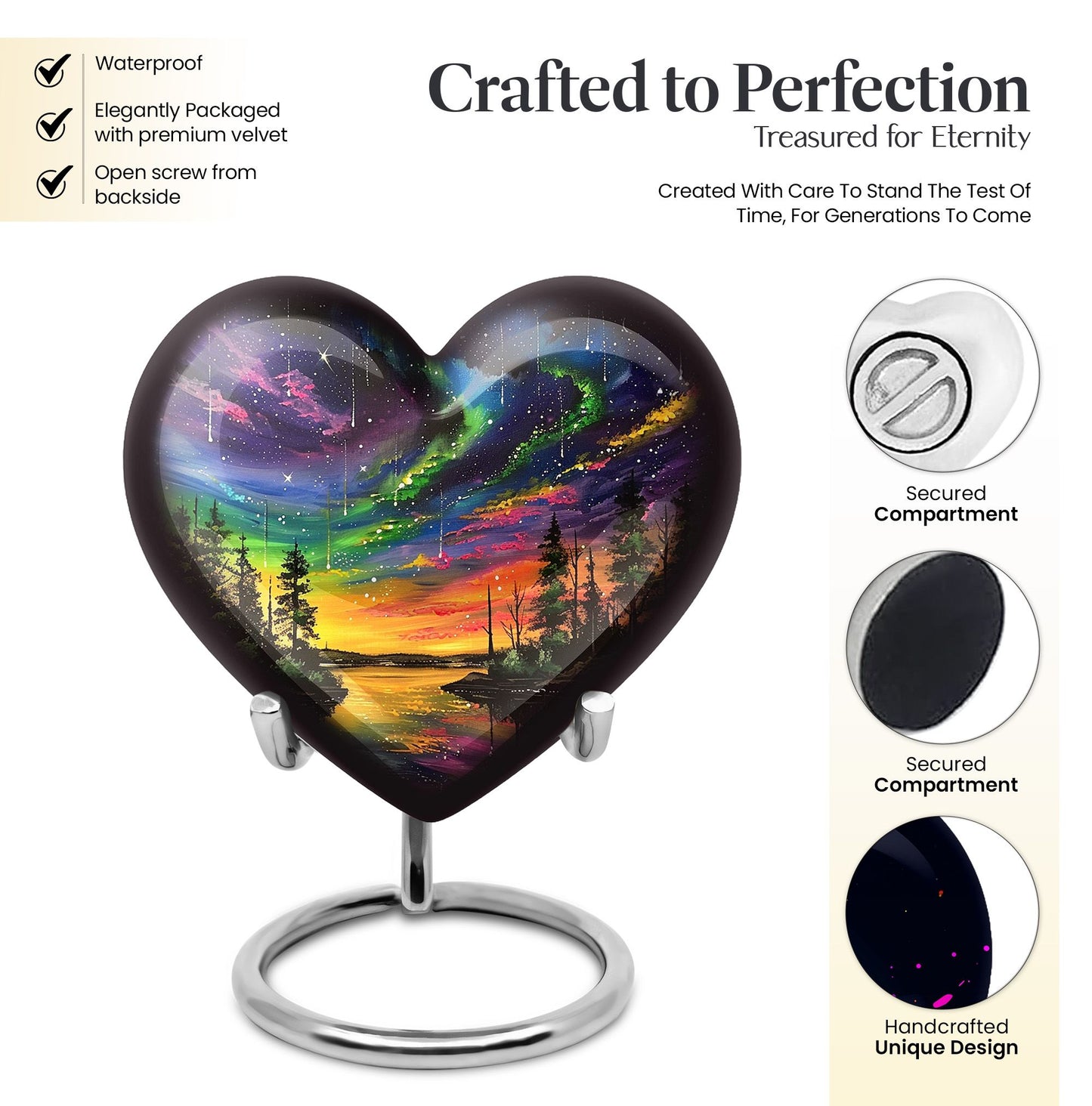 heart urn for ashes