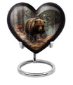 Large heart-shaped Bear Urn