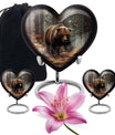 Large heart-shaped Bear Urn