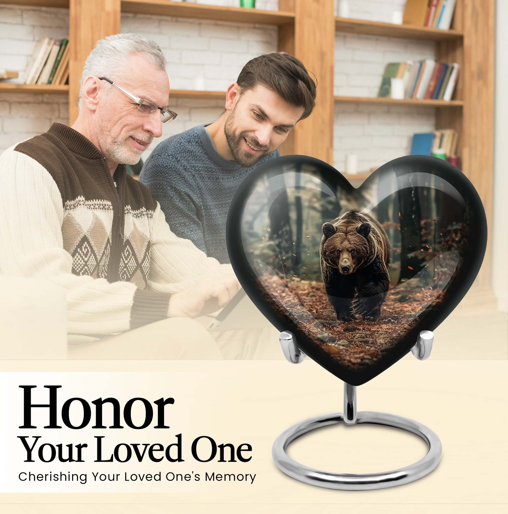 10-inch Heart Urn cremation large urn for ashes