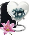 Heart Bear Urn