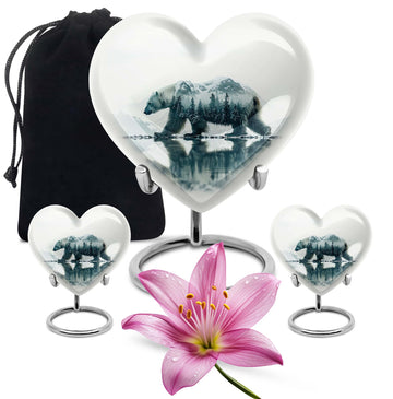 Large Urn with 2 Mini Urn