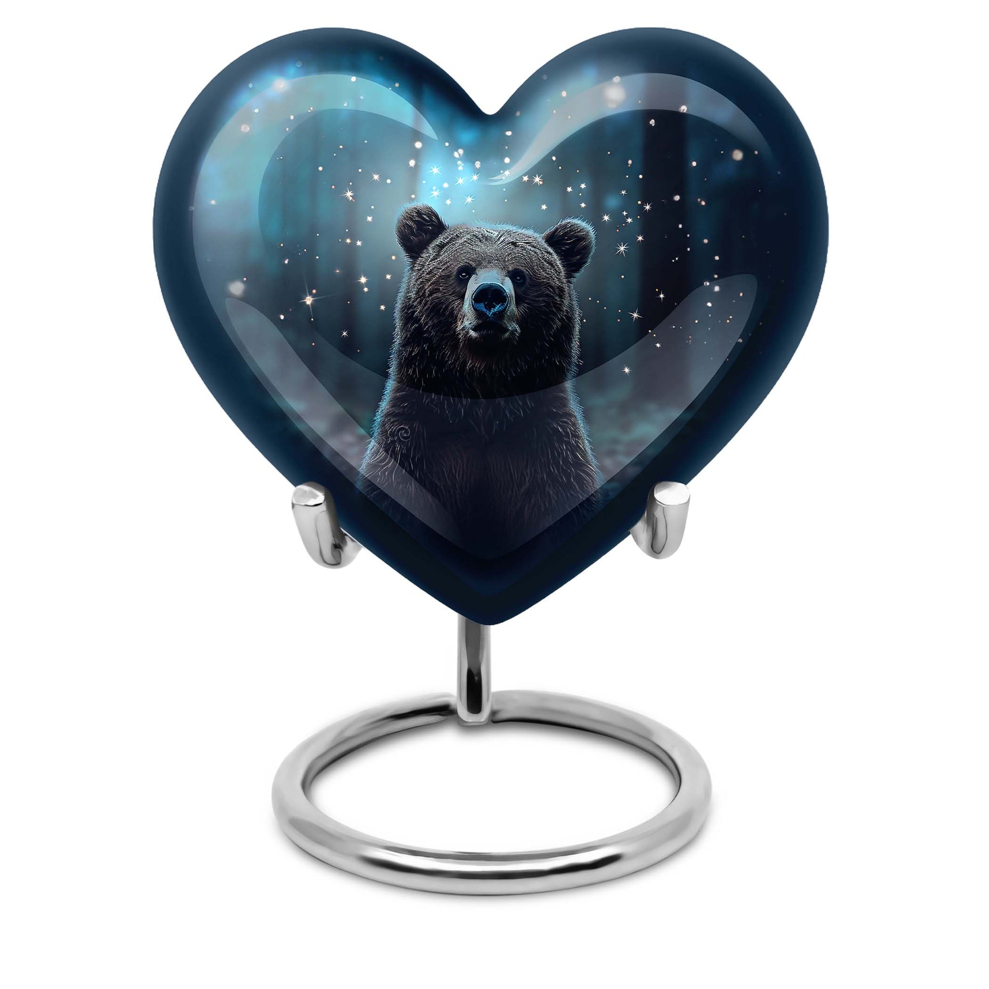 Bear Mini Urn For Ashes Adult Male Funeral, Ashes Cremation Urn