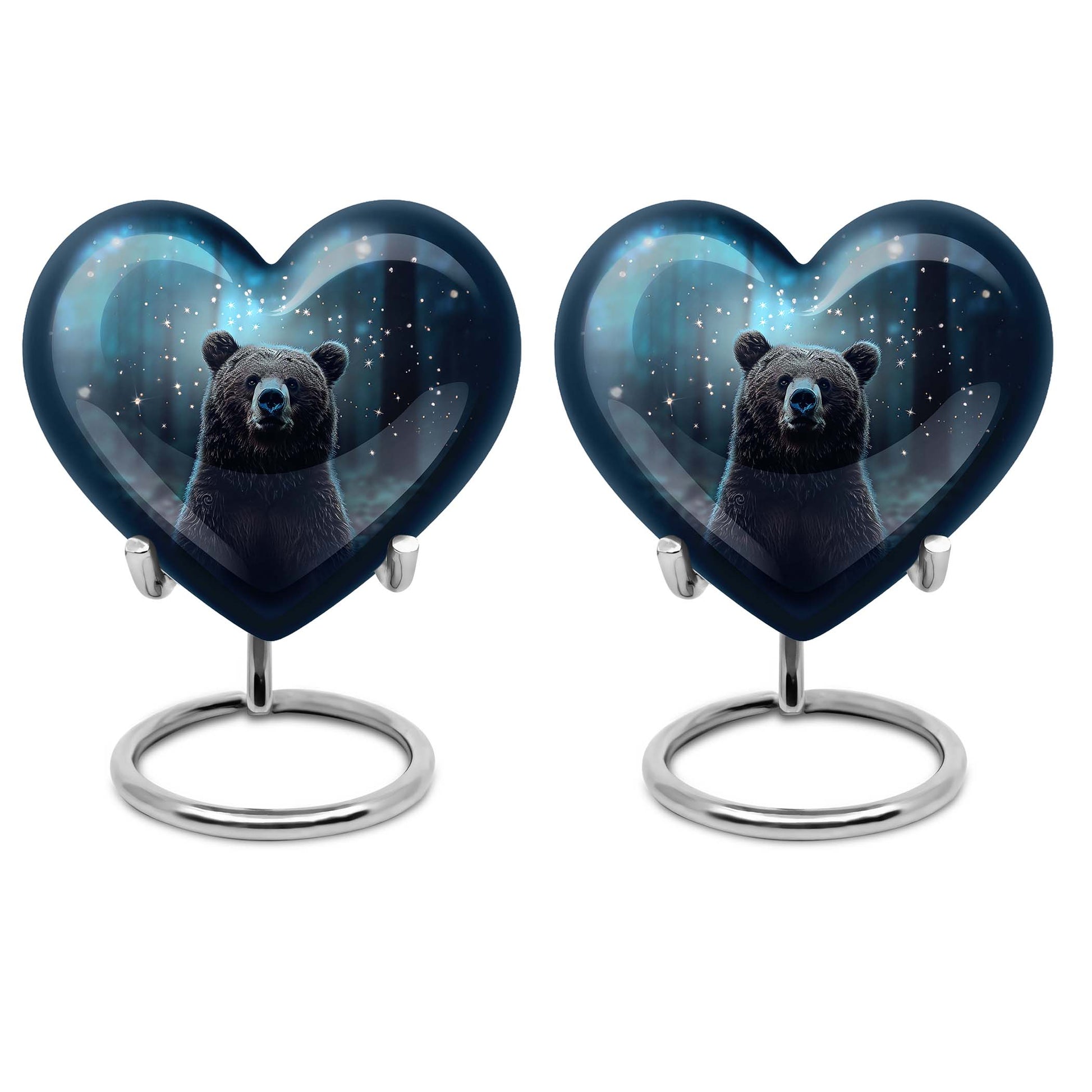 Bear Mini Urn For Ashes Adult Male Funeral, Ashes Cremation Urn