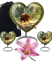Bear Cremation Urns For Burial Funeral, Ashes Memorial Urn
