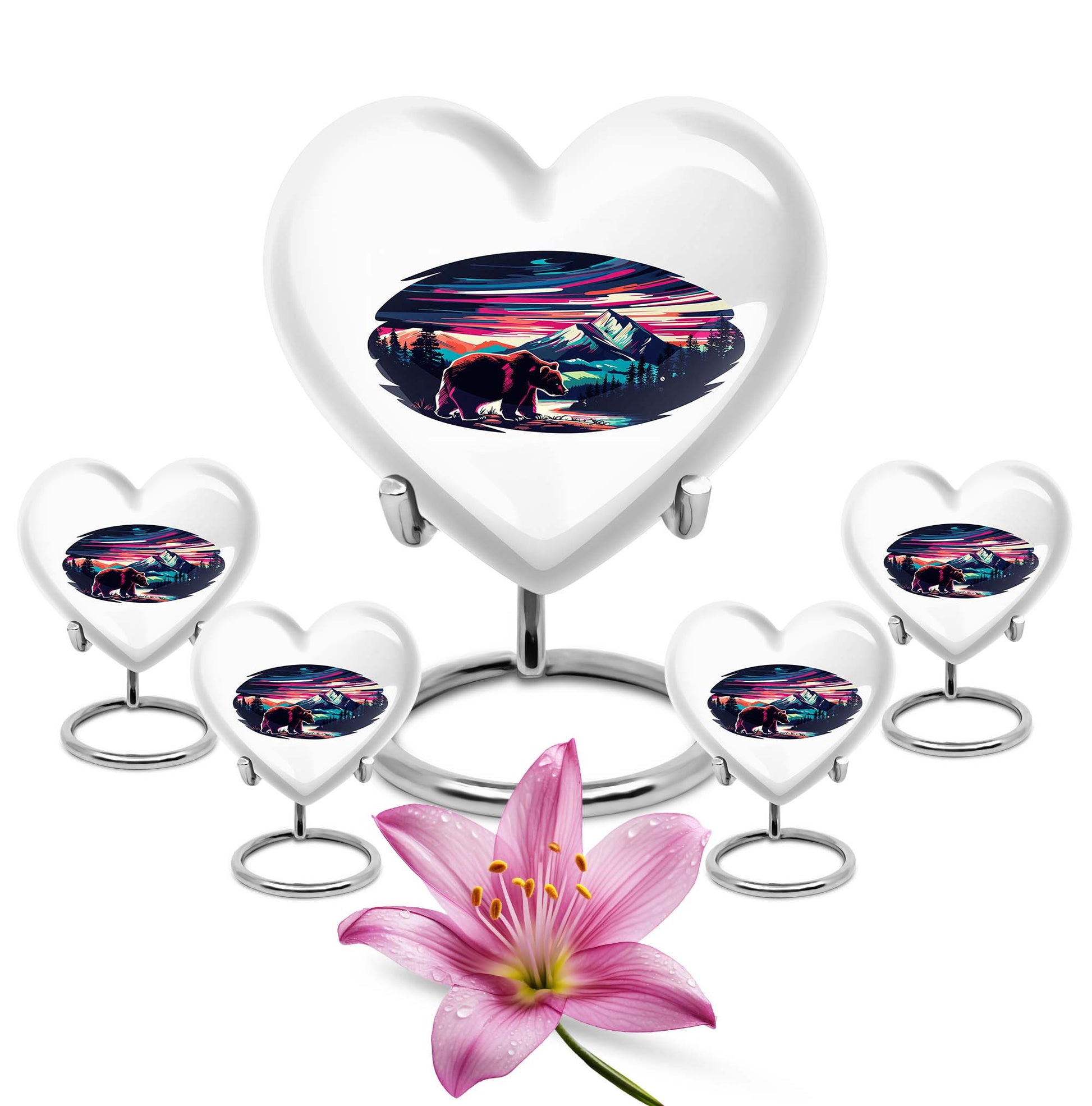 Bear Cremation Urns For Large Human Ashes - Urns For Adult Male