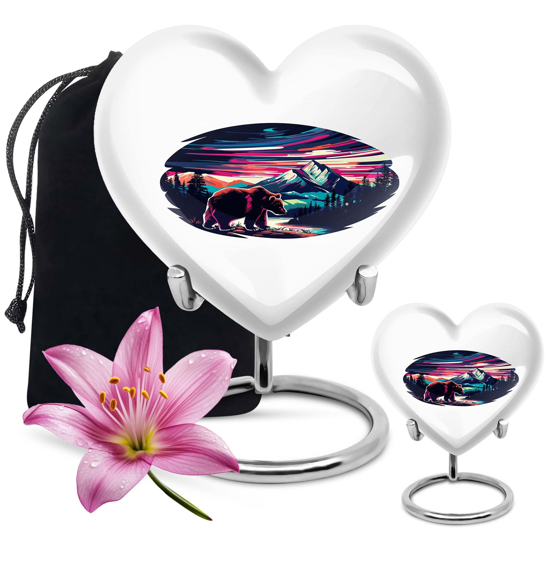 Bear Cremation Urns For Large Human Ashes - Urns For Adult Male