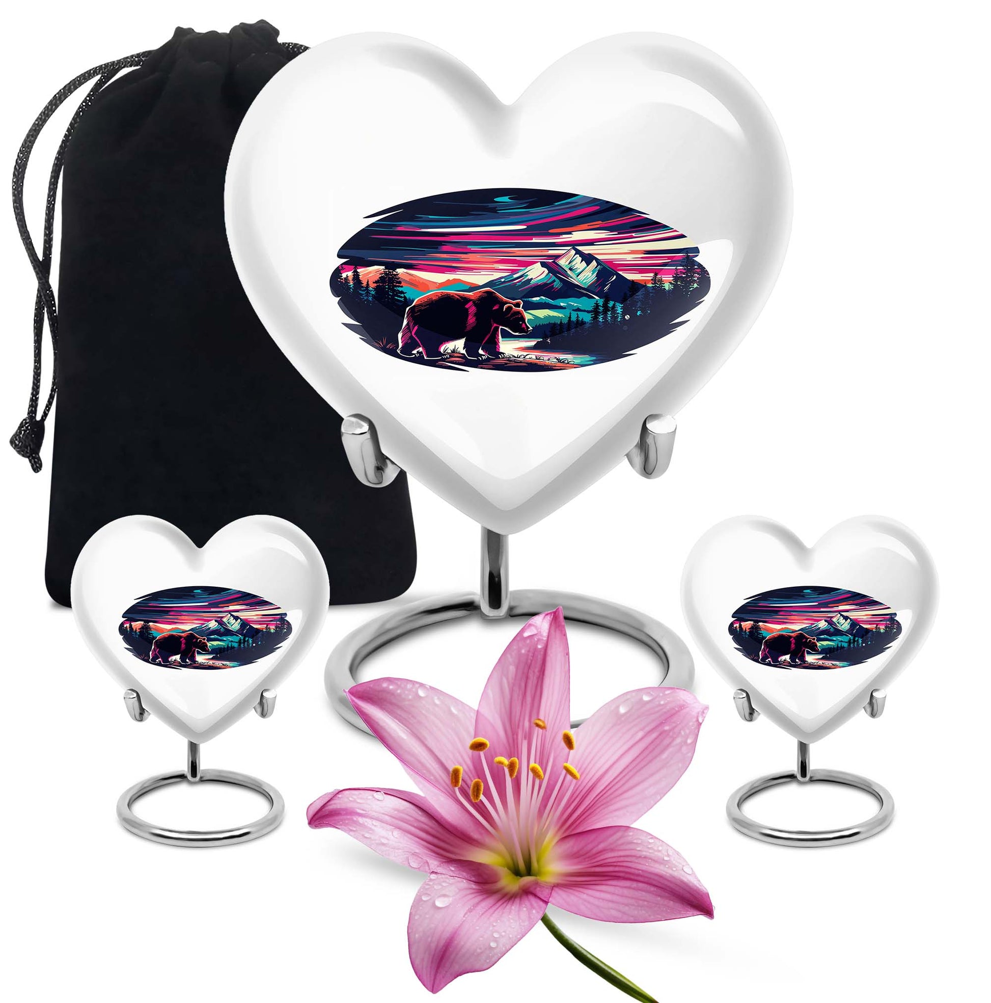 Bear Cremation Urns For Large Human Ashes - Urns For Adult Male