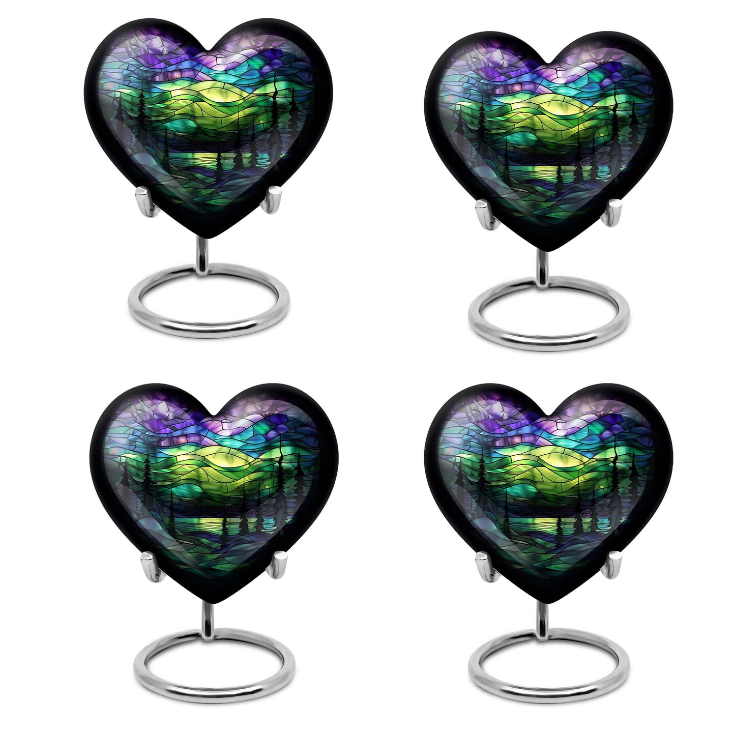 Personalized Galaxy Cremation Urn for Men & Women - 10-inch, 200 cu in - Yatskia
