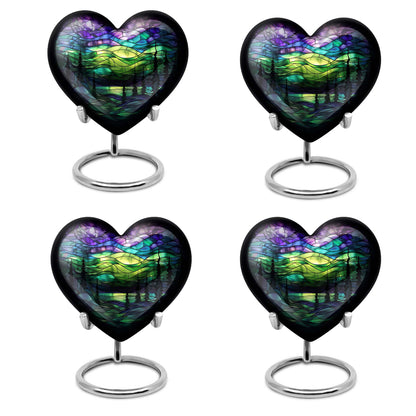 Personalized Galaxy Cremation Urn for Men & Women - 10-inch, 200 cu in - Yatskia