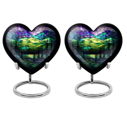 Personalized Galaxy Cremation Urn for Men & Women - 10-inch, 200 cu in - Yatskia