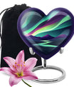 Northern Lights Funeral Urns - Large Decorative Urn For Male & Female
