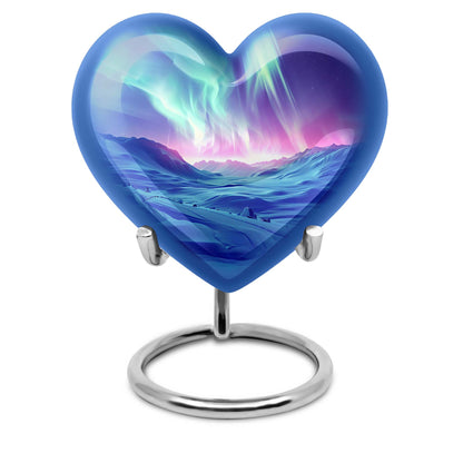 Personalized Galaxy Cremation Urn for Men & Women - 10-inch, 200 cu in - Yatskia