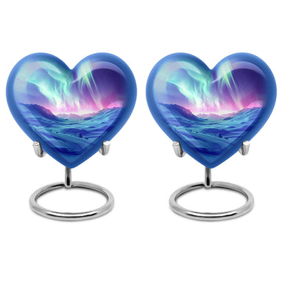 Personalized Galaxy Cremation Urn for Men & Women - 10-inch, 200 cu in - Yatskia