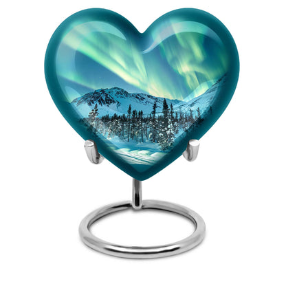 Personalized Galaxy Cremation Urn for Human Ashes - 10-inch, 200 cu in - Yatskia