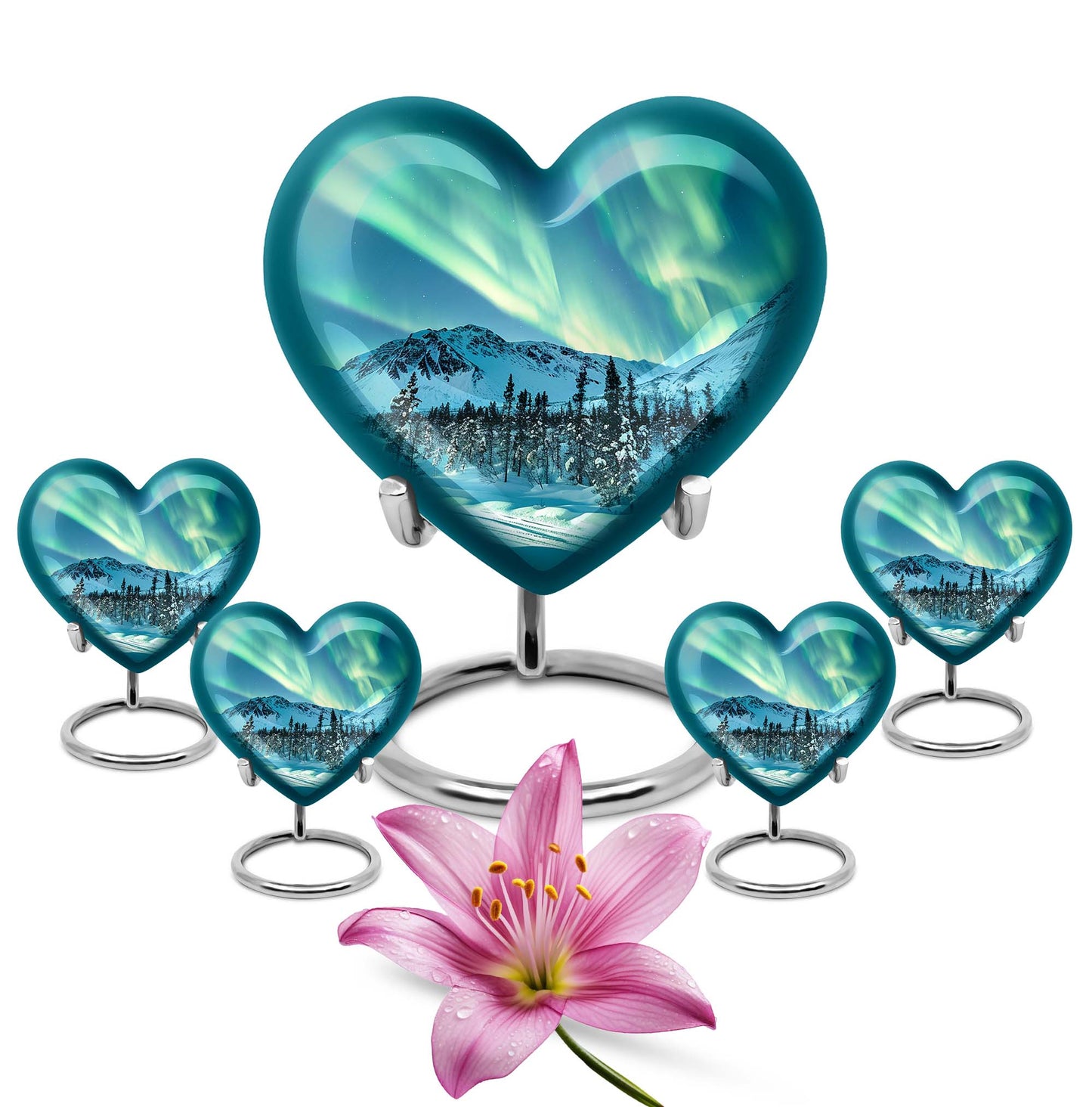 Personalized Galaxy Cremation Urn for Human Ashes - 10-inch, 200 cu in - Yatskia