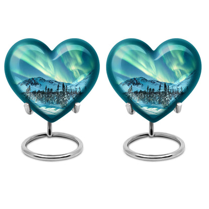 northern lights Urn for human ashes