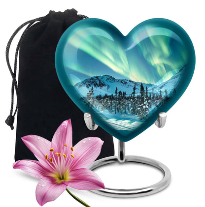 Personalized Galaxy Cremation Urn for Human Ashes - 10-inch, 200 cu in - Yatskia