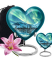 Northern Lights Large Urn For Ashes  - Cremation Urns For Man & Women