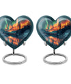 Northern Lights Cremation Keepsake Urns For Ashes - Cremation Urn Human