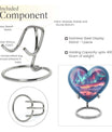 Heart-shaped Northern Lights Urn 