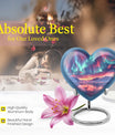 Heart-shaped Northern Lights Urn 