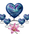 Northern Lights Urn For Ashes Adult Male Small - Funeral Urns For Ashes