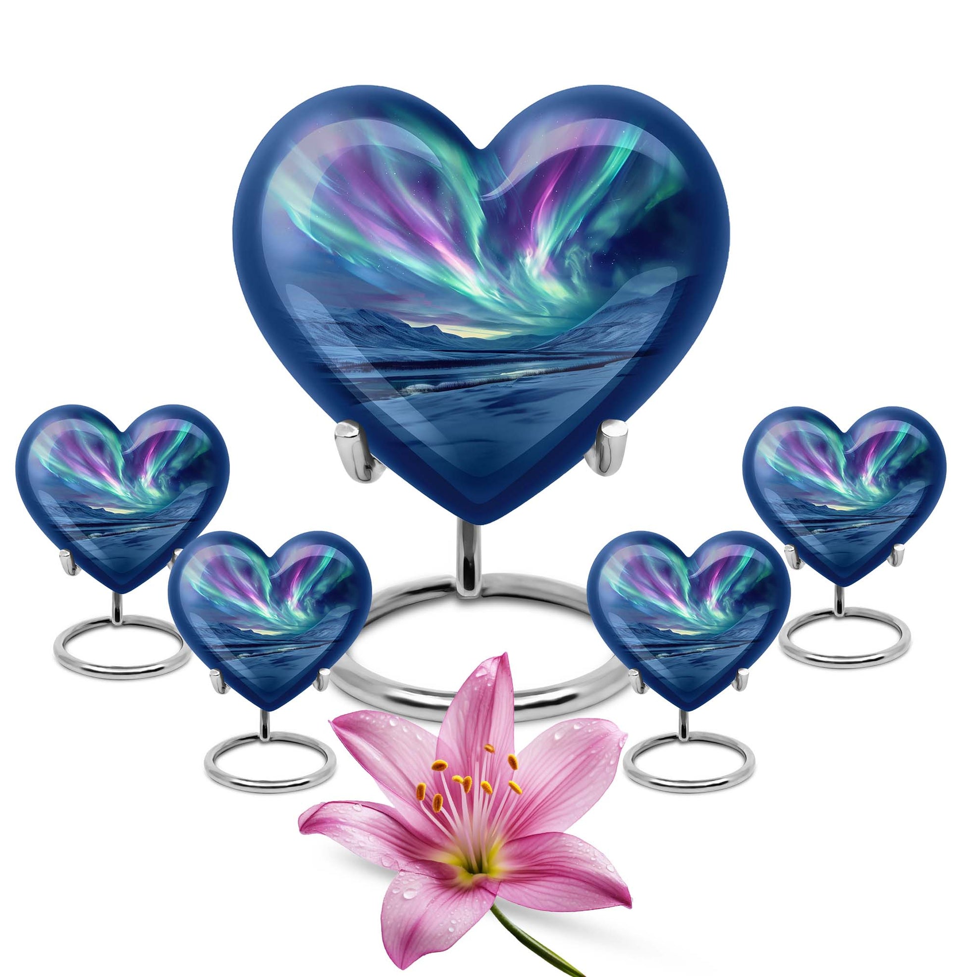 Northern Lights Urn For Ashes Adult Male Small - Funeral Urns For Ashes