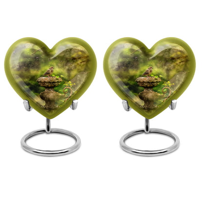 Personalized Bird Cremation Urn for Adult - 10-inch, 200 cu in - Yatskia