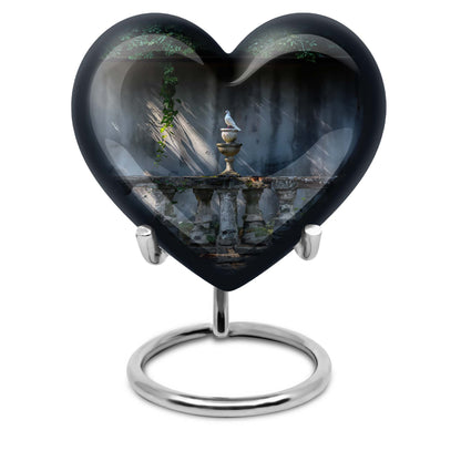 Personalized Bird Cremation Urn for Mom - 10-inch, 200 cu in - Yatskia