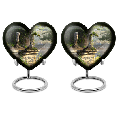 Personalized Bird Cremation Urn for Human Ashes - 10-inch, 200 cu in - Yatskia