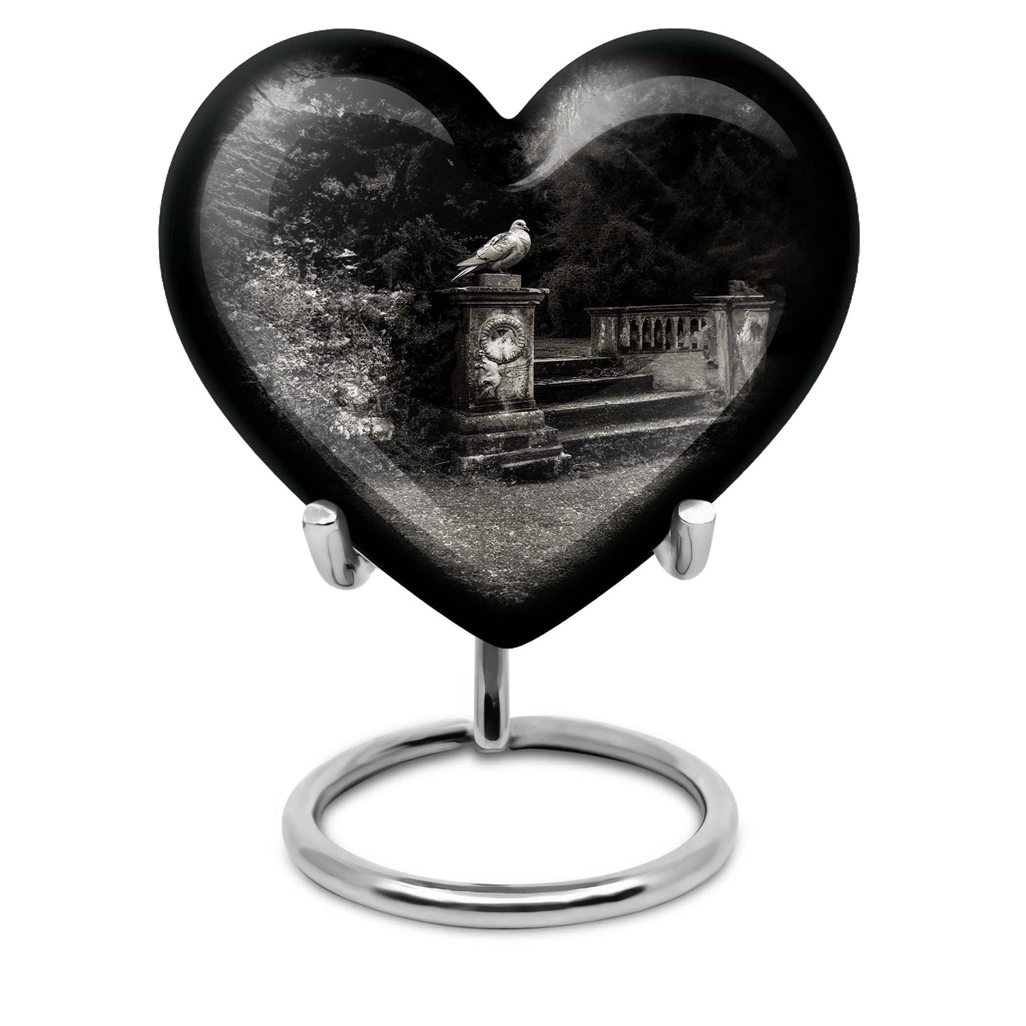 Personalized Dove Cremation Urn for Mom - 10-inch, 200 cu in - Yatskia