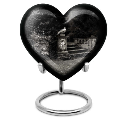 Personalized Dove Cremation Urn for Mom - 10-inch, 200 cu in - Yatskia