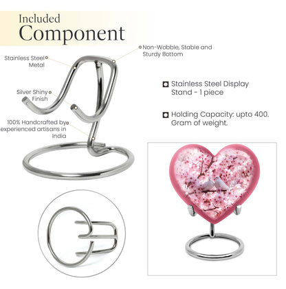 Dove Urn, a heart-designed