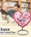 Dove Urn, a heart-designed
