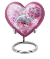 White Couple Dove Burial Urn - Cremation Urn For Loved Ones