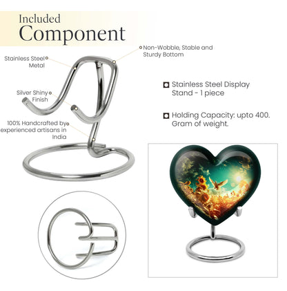 heart-shaped large dove Urn