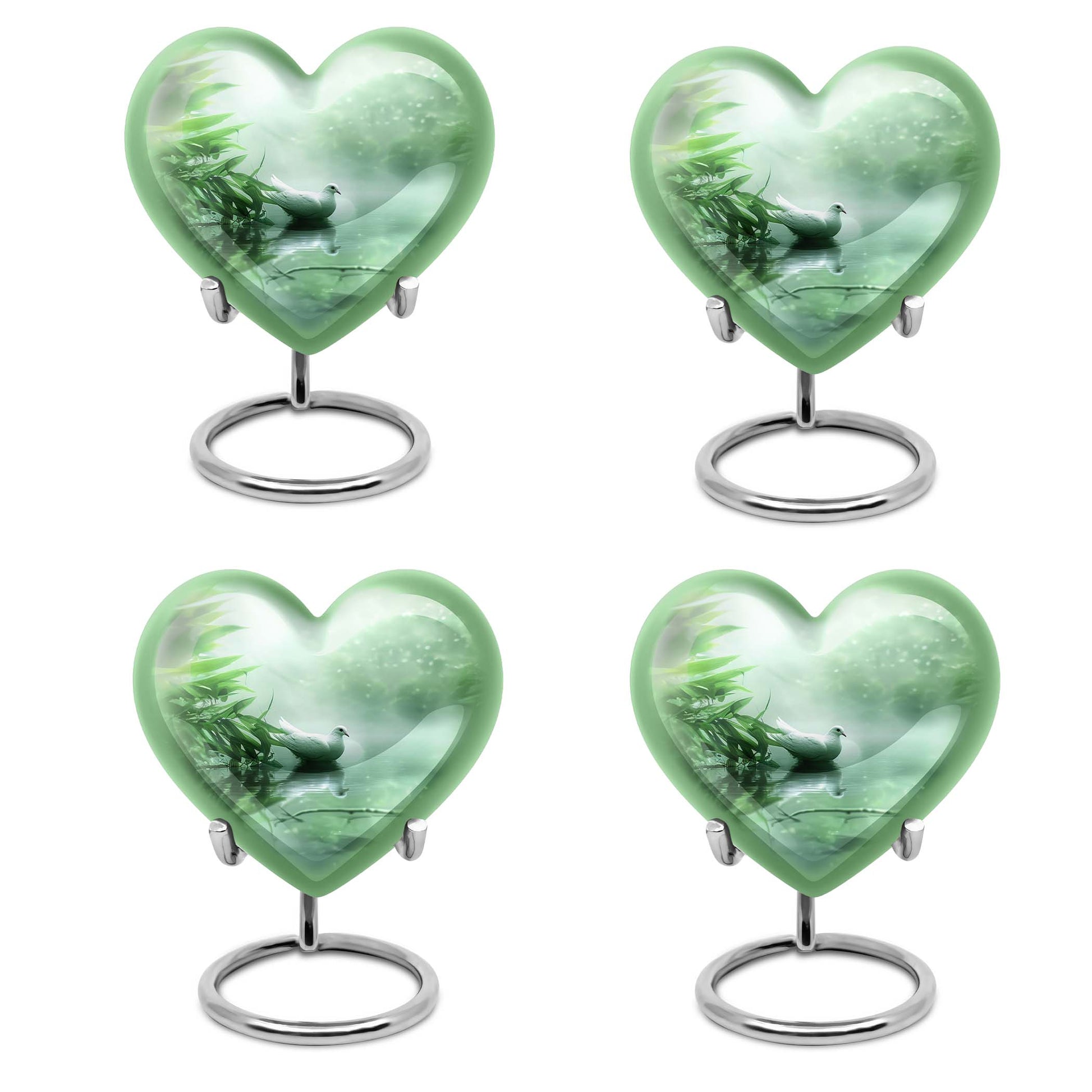 Dove Memorial Urn For Human Ashes - Large Decorative Urn