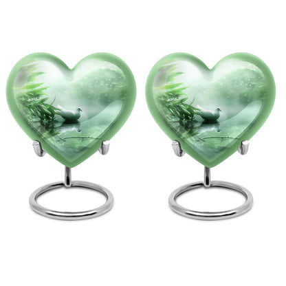 Personalized Bird Memorial Urn for Human Ashes - 10-inch, 200 cu in - Yatskia