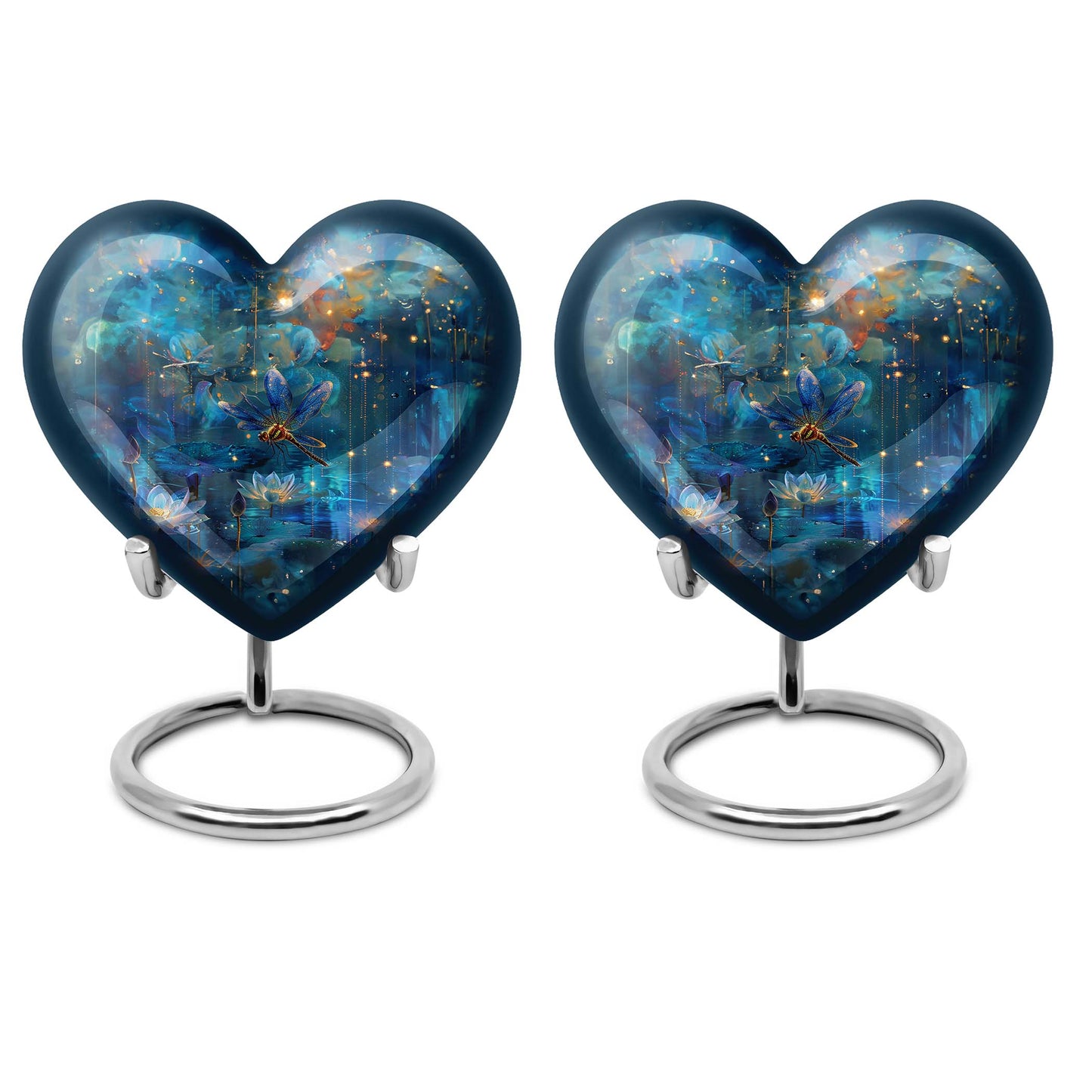 Personalized Dragonfly Memorial Urn for Adult - 10-inch, 200 cu in - Yatskia