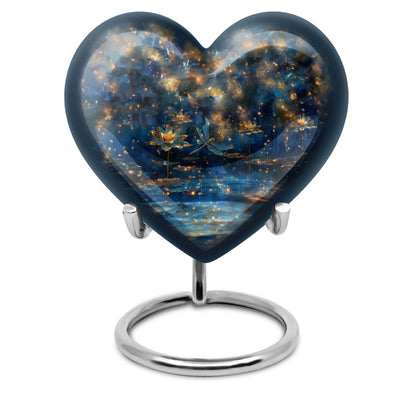 Personalized Dragonfly Cremation Urn for Women - 10-inch, 200 cu in - Yatskia