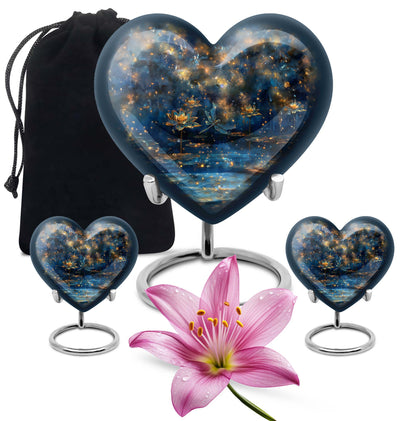 Personalized Dragonfly Cremation Urn for Women - 10-inch, 200 cu in - Yatskia