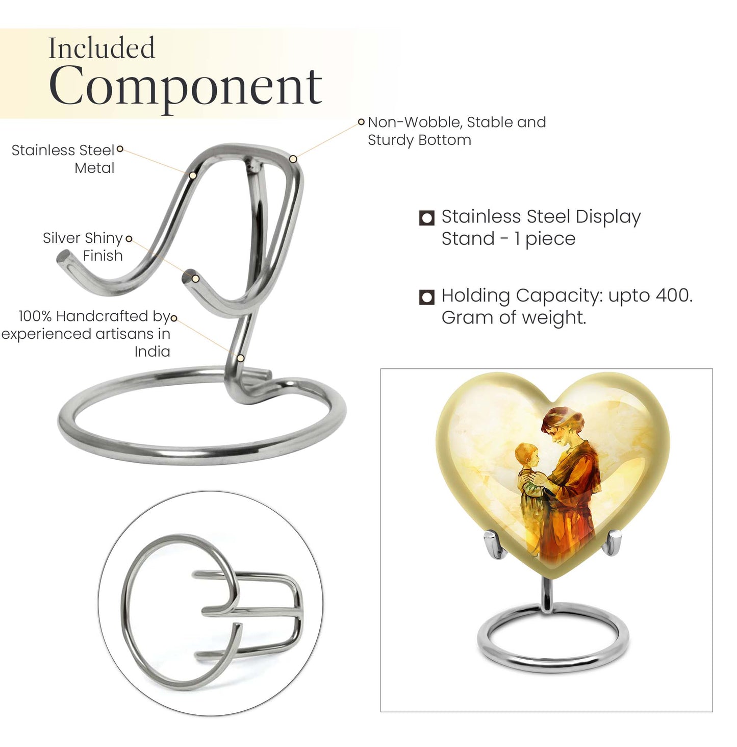 Heart Urn mother cremation