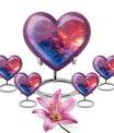 MOUNTAINS Heart Urn